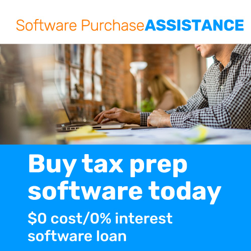 SPA Tax preparation software purchase assistance