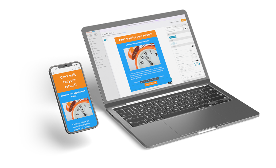 building-email tax practice email marketing