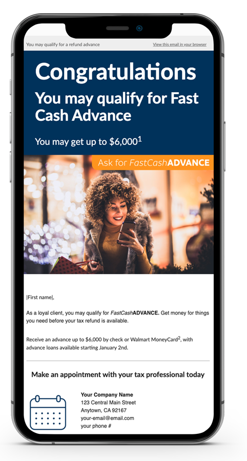 phone-with-FCA-ad Fast Cash Advance email